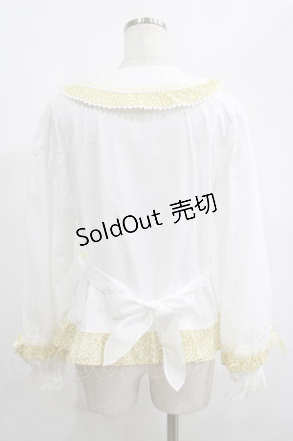 画像3: BABY,THE STARS SHINE BRIGHT / Mignonette Fleurie ブラウス Free オフ白/イエロー H-25-02-06-051-BA-BL-NS-ZH (3)
