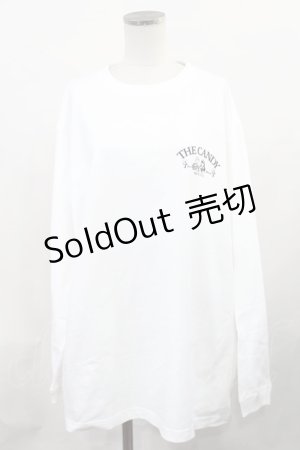 画像: Candy Stripper / THE CANDY L/S TEE  ホワイト H-25-02-06-1006-PU-TO-KB-ZH