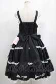画像3: metamorphose / 【プラスサイズ】シャーリングティアードジャンパースカート プラスサイズ ブラック H-25-02-06-013-ME-OP-NS-ZH (3)