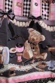 画像4: 【プラスサイズ】Happy Sewing Time /  フリルジャンパースカート+ヘッドドレスセット プラスサイズ ピンク黒系(Pink/Black) H-25-02-06-017-GO-OP-NS-ZH (4)