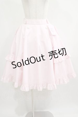 画像: metamorphose / 【プラスサイズ】Little Nurse フリルスカート プラスサイズ ピンク H-25-02-06-023-ME-SK-NS-ZH