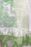 画像5: Qutie Frash / 和柄チャイナ後ろロングワンピ  ミントグリーン H-25-02-08-048-QU-OP-KB-ZH (5)