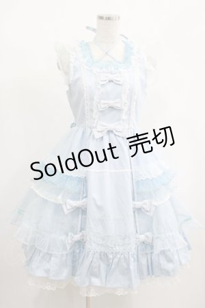 画像: Angelic Pretty / Candyストライプリボンワンピース Free サックス H-25-02-09-001-AP-OP-NS-ZH