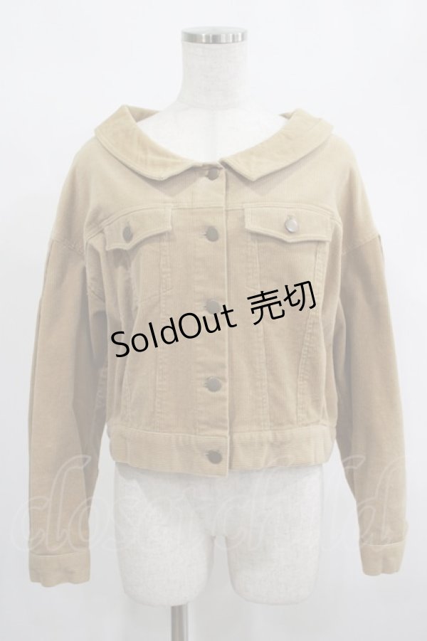 画像1: Fi.n.t / バックリボンオフショルGジャン Free BEIGE H-25-02-09-033-CA-JA-NS-ZH (1)
