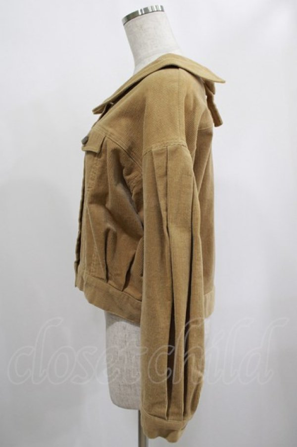 画像2: Fi.n.t / バックリボンオフショルGジャン Free BEIGE H-25-02-09-033-CA-JA-NS-ZH (2)