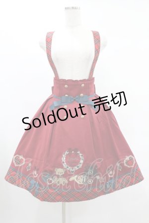 画像: Amavel / Present Ribbonスカート Free レッド H-25-02-09-1017-CA-SK-NS-ZH