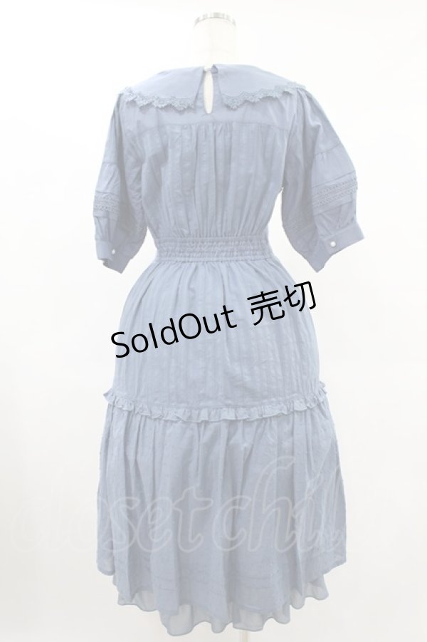 画像2: axes femme POETIQUE / コットンドーリーワンピース M ブルー H-25-02-09-1027-AX-OP-NS-ZH (2)