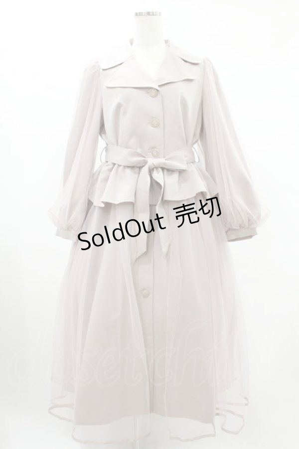 画像1: axes femme POETIQUE / 3WAYトレンチコート M ピンク H-25-02-09-1032-AX-CO-NS-ZH (1)
