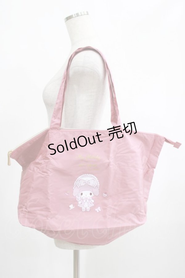 画像3: m petit by misako / サンリオキャラクターズコラボポーチ付きエコバッグ  ピンク H-25-02-09-061-LO-BG-NS-ZH (3)