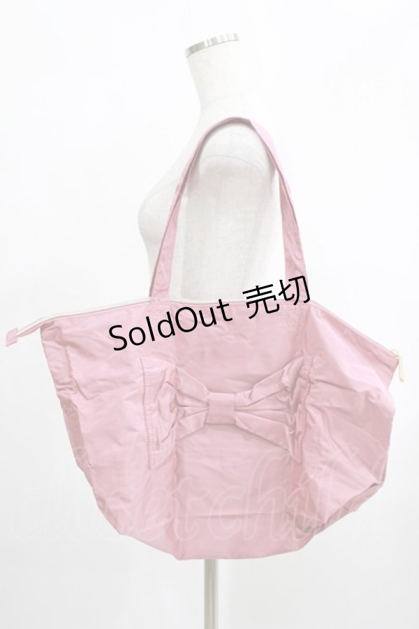 画像4: m petit by misako / サンリオキャラクターズコラボポーチ付きエコバッグ  ピンク H-25-02-09-061-LO-BG-NS-ZH (4)