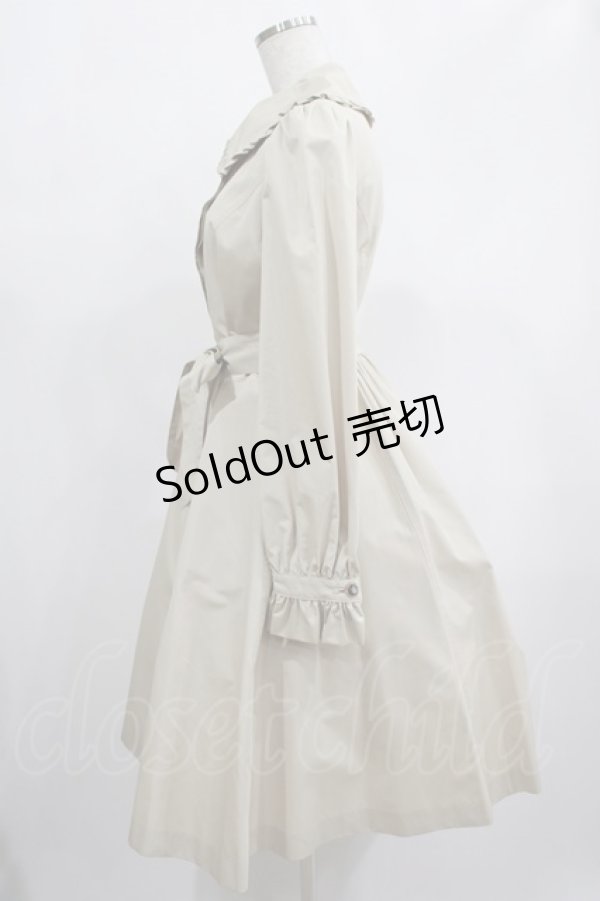 画像2: Victorian maiden / エレガントウォータープルーフコートドレス Free シナモン H-25-02-09-021-CL-CO-NS-ZH (2)