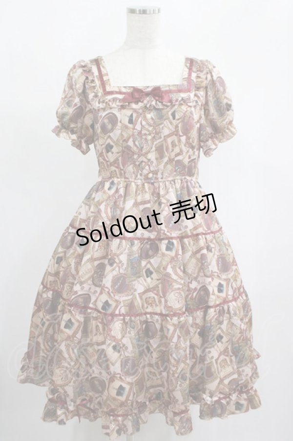 画像1: ALICE and the PIRATES / Memory frame of royal crown柄ワンピース Free ピンク H-25-02-09-022-PA-OP-NS-ZH (1)