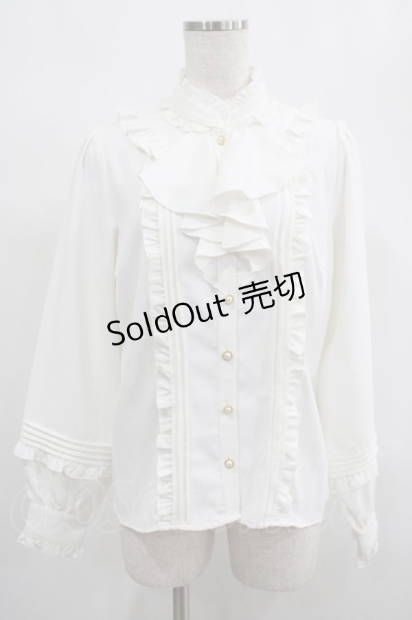 画像1: Amavel / Vintage Doll フリルブラウス Free オフ H-25-02-10-042-CA-BL-NS-ZH (1)