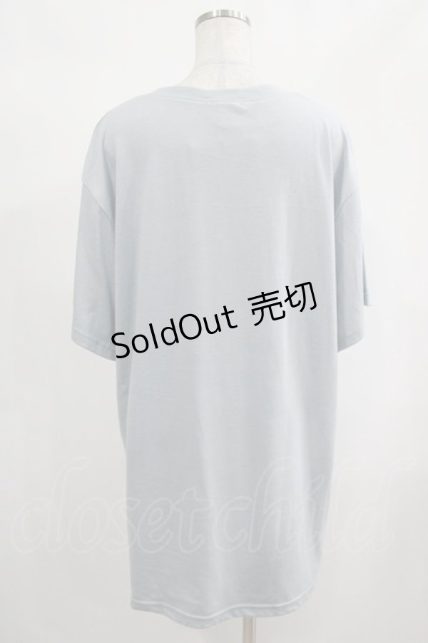 画像3: Lovely Tency / 眞白ありすコラボ TTリボンTシャツワンピース M サックス H-25-02-10-043-GO-OP-NS-ZH (3)