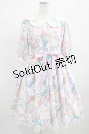 画像: Angelic Pretty / Flower Egg Gardenワンピース Free 白 H-25-02-11-004-AP-OP-NS-ZH