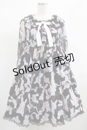 画像: Angelic Pretty / Moco moco Bunnysワンピース Free ブラック H-25-02-11-005-AP-OP-NS-ZH