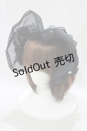 画像: Angelic Pretty / ブリム付カチューシャ  ブラック H-25-02-11-075-AP-AC-NS-ZH