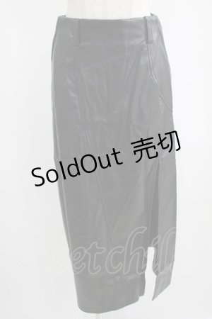 画像: PUNK RAVE / SECOND SKIN SKIRT M ブラック H-25-02-12-033-PU-SK-KB-ZI