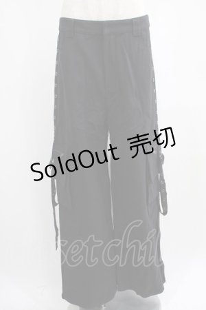 画像: PUNK RAVE / WIND TROOPER TROUSERSパンツ 2XL ブラック H-25-02-12-042-PU-PA-KB-OS