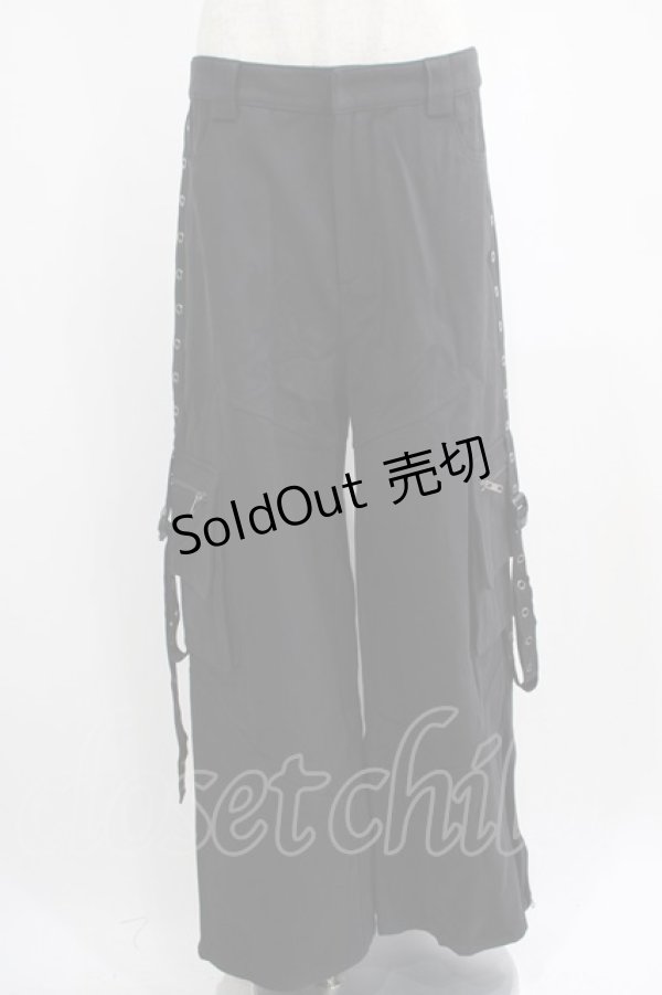 画像1: PUNK RAVE / WIND TROOPER TROUSERSパンツ 2XL ブラック H-25-02-12-042-PU-PA-KB-OS (1)