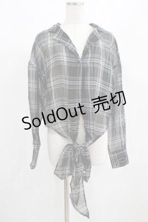 画像: PUNK RAVE / WHITE TARTAN REBEL SHIRT XS-M ホワイト H-25-10-20-001-PU-BL-KB-ZH