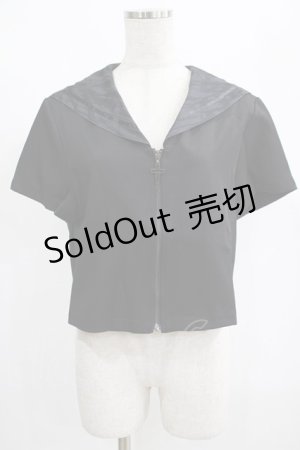 画像: PUNK RAVE / Chinese Style Silk Fan black sailor collar girl uniform jacket XL ブラック H-25-02-12-053-PU-TO-KB-OS