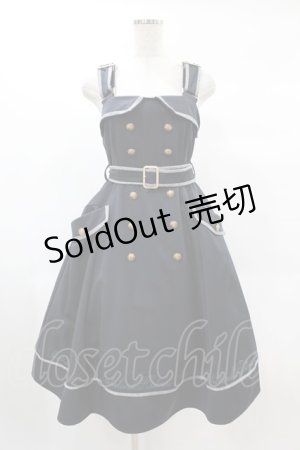 画像: Amavel / CinemaHeroine Trench ジャンパースカート Free ネイビー H-25-02-12-1035-CA-OP-NS-ZH