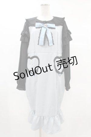 画像: DearMyLove / デザイナー/マーメイドワンピース 3L サックス H-25-02-12-1045-EL-OP-NS-ZH