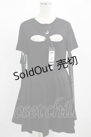 画像: PUNK RAVE / HYPNOS DRESS XL-XXL ブラック H-25-02-12-011-PU-OP-KB-ZS