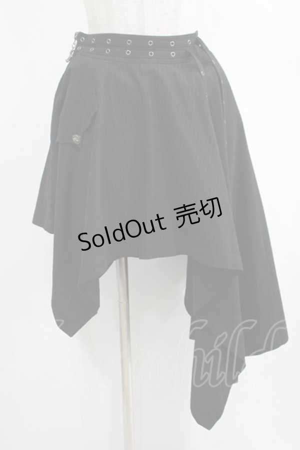 画像1: PUNK RAVE / Libra skirt XS ブラック H-25-02-12-019-PU-SK-KB-ZY (1)