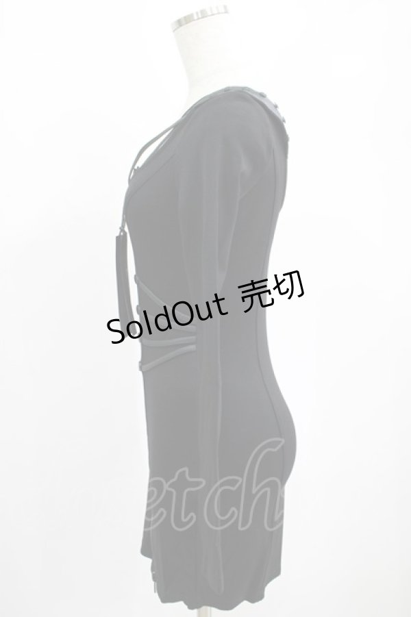 画像2: PUNK RAVE / Insecta dress XS-S ブラック H-25-02-12-023-PU-OP-KB-ZS (2)