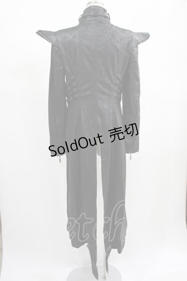 画像3: 【SALE】PUNK RAVE / Blitzkrieg coat M ブラック H-25-02-13-037-PU-CO-KB-ZT-C006 (3)