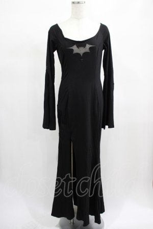 画像: PUNK RAVE / Gothic Bat Code Dress M-L ブラック H-25-02-13-044-PU-OP-KB-ZI