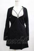 画像1: PUNK RAVE / LOCKED CLUB DRESS & BOLERO SET XL-2XL ブラック H-25-02-13-048-PU-OP-KB-ZY (1)