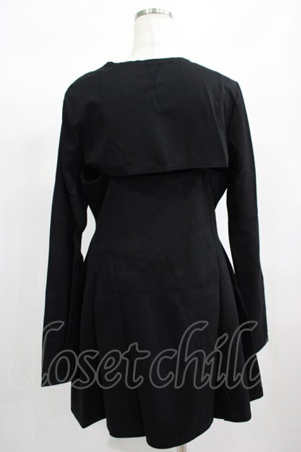 画像2: PUNK RAVE / LOCKED CLUB DRESS & BOLERO SET XL-2XL ブラック H-25-02-13-048-PU-OP-KB-ZY (2)