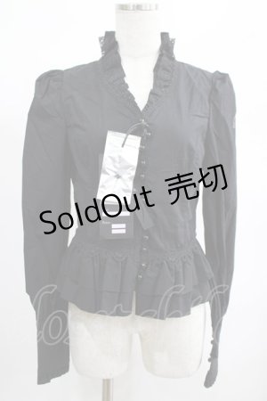 画像: PUNK RAVE / Lyra shirt S ブラック H-25-02-13-057-PU-BL-KB-ZS