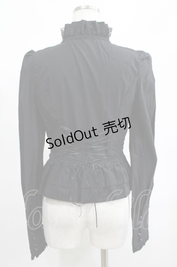 画像3: PUNK RAVE / Lyra shirt S ブラック H-25-02-13-057-PU-BL-KB-ZS (3)