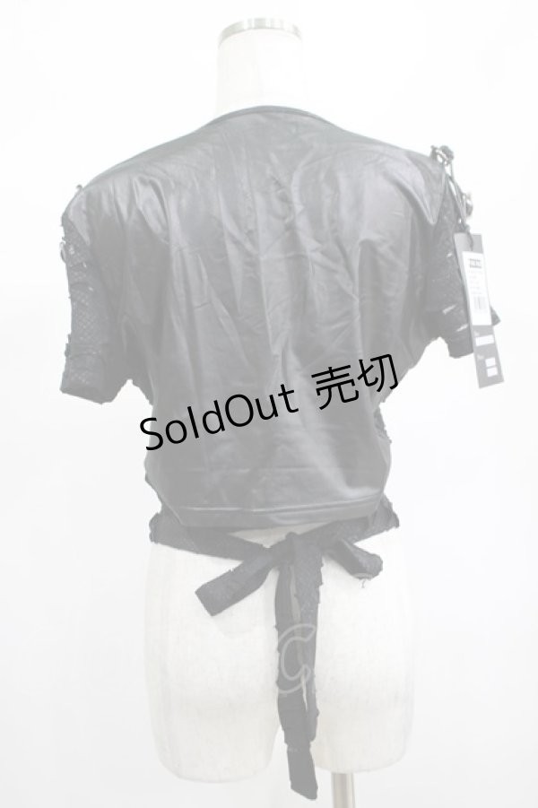 画像3: PUNK RAVE / Terror black crop top XL-XXL ブラック H-25-02-13-060-PU-TO-KB-ZS (3)
