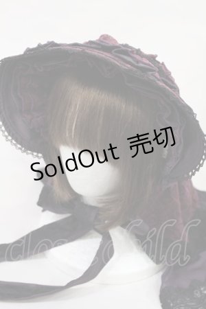 画像: Ozz oneste / レースヴェールボンネット  パープル H-25-02-13-1028-OO-AC-KB-ZH