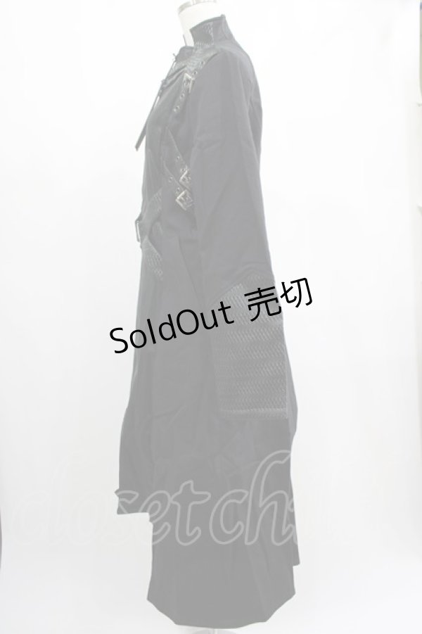 画像2: PUNK RAVE / Vluturia coat L ブラック H-25-02-13-001-PU-CO-KB-ZT-C006 (2)