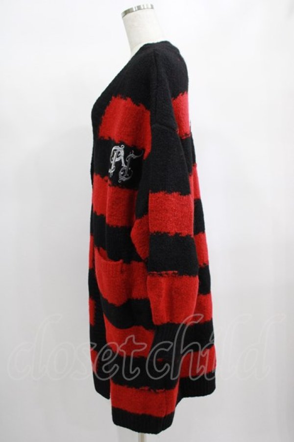 画像2: PUNK RAVE / NIGHTMARE ACADEMY RED CARDIGAN Free レッド H-25-02-13-066-PU-TO-KB-ZT353 (2)