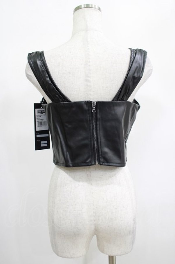 画像3: PUNK RAVE / SECOND SKIN TOP M ブラック H-25-02-13-069-PU-TO-KB-ZI (3)