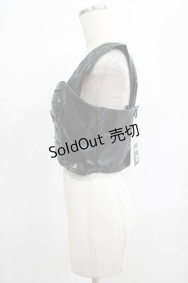 画像2: 【SALE】PUNK RAVE / SECOND SKIN TOP M ブラック H-25-02-13-070-PU-TO-KB-ZT520 (2)