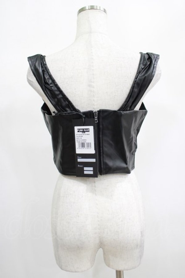画像3: PUNK RAVE / SECOND SKIN TOP M ブラック H-25-02-13-070-PU-TO-KB-OS (3)