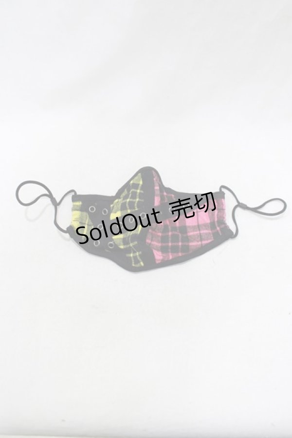 画像1: PUNK RAVE / COLOUR PUNK MASK   H-25-02-13-073-PU-ZA-KB-ZH (1)