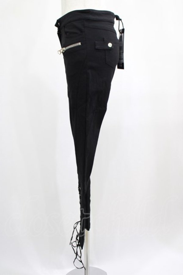 画像2: PUNK RAVE / Girl of spades trousersレギンスパンツ XS ブラック H-25-02-13-019-PU-PA-KB-ZY (2)