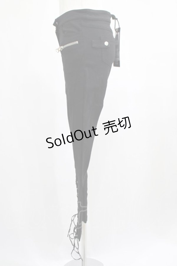 画像2: PUNK RAVE / Girl of spades trousersレギンスパンツ XS ブラック H-25-02-13-019-PU-PA-KB-ZY (2)