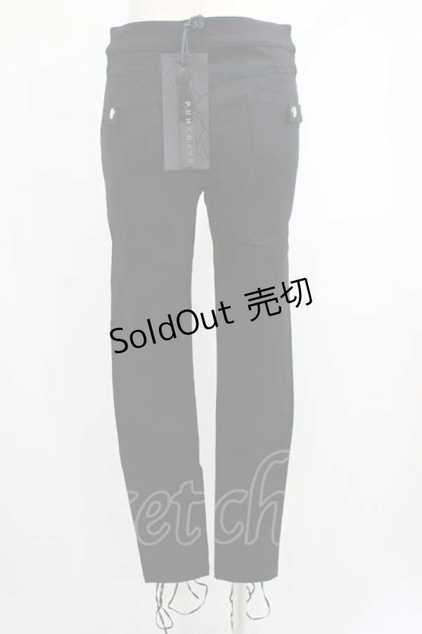 画像3: PUNK RAVE / Girl of spades trousersレギンスパンツ XS ブラック H-25-02-13-019-PU-PA-KB-ZY (3)