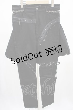 画像: PUNK RAVE / Catacomb trousersパンツ L ブラック H-25-02-13-022-PU-PA-KB-ZT020
