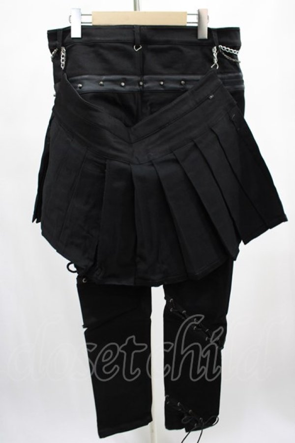 画像2: PUNK RAVE / Catacomb trousersパンツ L ブラック H-25-02-13-022-PU-PA-KB-ZT020 (2)